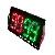 Double-sided Display Led Substitution Board For Football Game
