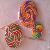 Fruit Flavor Swirl Flat Rainbow Lollipop With Various Size