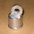 Chain Link Wire Mesh Fencing Accessory, 1-3 / 8 Inch Aluminum Rail End