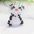 Cute 3d Beaded Panda Charm Diy Bead Gifts