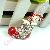 Rhinestone Christmas Boot Mobile Phone Ornament