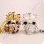 Seed Beads Beaded Bear 3d Animal Keychain