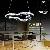 Lustre En Cristal Suspendus Luminaire Déclairage à Led Inoxydable Matériau