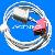 Masimo 20 Pin 2056 Red Lnc-10 Lncs Spo2 Sensor Extension Cable