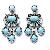 Gold Earrings, Alloy Drop Earrings