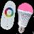 Led Bulb Wireless E27 9w 6w Rgb Lamp Bulb 2.4g Wifi Remote Control Brightness Dimmer For Iphone