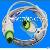 Hellige 10 Pin Round Ear Clip Spo2 / Sao2 Sensor