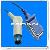 Male 12 Pin To Db9 Female Adapter Cable