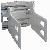 Forklift Attachment Bale Clamp For Cotton, Fiber, Rags, Waste Paper, Wool, Hay