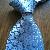 Blue Silk Neck Tie 6826