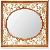 Wooden Frame Mirror Dressing Decoration Ag-302