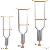 Walking Stick And Aluminum Crutches For Sale