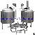 Small Beer Brewing Machine 100l 200l 300l 500l 1000l 2000l