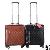 Sixteen Inch Leather Luggage Pu Luggage Men Push Aluminum Trolley