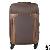 Soft Luggage In Coffee Polyester Luggage Case