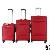 Stock 3pcs Nylon Luggage Set With Universal Wheels