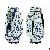 Route 66 Caddie Golf Cart Bag 7-pocket With Zip-off Belly Panel Top-cuff 6-way Club Dividers