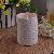 White Cermamic Candle Containers With Engraved Leaves, Candle Jars