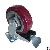 Heavy-duty Omnidirectional Caster With Foot Brake Applicable For The Cart
