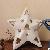 White Star Ceramic Tea Light Candle Holders With Cutout, Candle Stand