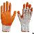 Latex Dipped Glove With Flat Palm