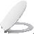 European Shape Wc Toilet Seat With Metal Hinge For Bathroom