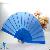 Handcraft Fabric Hand Fan High Quality Bamboo Fan For Wedding And Gifts