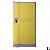 Double Tier School Lockers Abs Plastic, Yellow Color