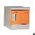 Plastic Lockers, Mini, Orange Color