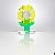 Fashion Design Acrylic Flower Shaped Jewellery Holder