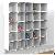 Wall Mounting Lockable Acrylic Shoe Display Cubes