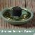 Small Decorated Charcoal Screen Ceramic Incense Burner 7cm Aromatherapy Plate For Burning