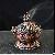 Tibetan Lotus Incense Burner 7.8 7.2 6.0cm Alloy Bronze Mini Incense Burner Incensory Metal Craft