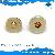 Gold Magnetic Trousers Button