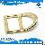 Square Ring With Decorative Light Gold And Party Bags Decoration Accessory