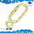 Zinc Alloy Large Size Spring Ring Snap Hook With Eye