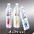 Transparent Pe Plastic Adhesive Labels In Soda Water Summer Flowers Brand Bottle