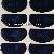 Blue Lara Rose Perfume Bottle Epoxy Labels