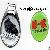 Kawasaki Keychain Epoxy Resin Labels
