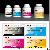 New Made 100ml Universal Colorful Ink Bottles And Decoration Labels