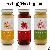 Spiral Food Glass Bottle Use Plastic Adhesive Labels