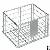 Slatwall Display Shelf Wire Basket