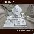 White Leather Jewelry Display Set