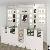 White Wooden Jewelry Showcase Sets For Store