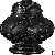 Flower Rattan Style Resin Finial