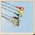 Nihon Kohden Ecg Leadwires, Cable 3 Leads, Snap, Iec, L 0.8m