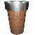 Resin Wicker Vases
