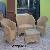 Vietnam Garden Wicker Table Set