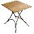 Folding Square Table 70x70 Bamboo Top