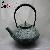 Tea Pot With Green Bamboo Design